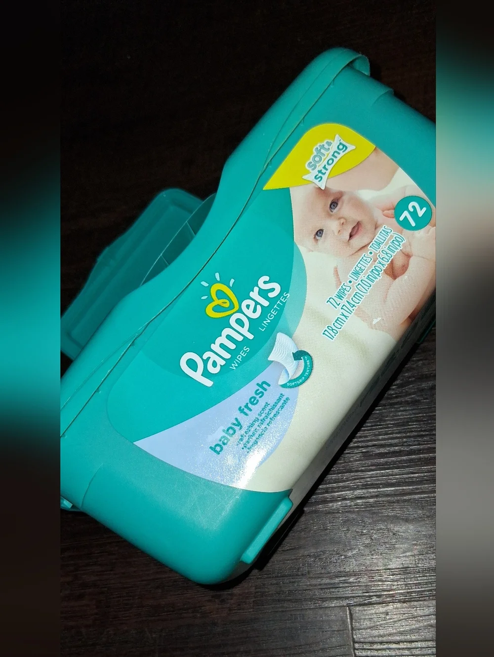 Baby Fresh Wipes - Aqua Teal (72 ct)